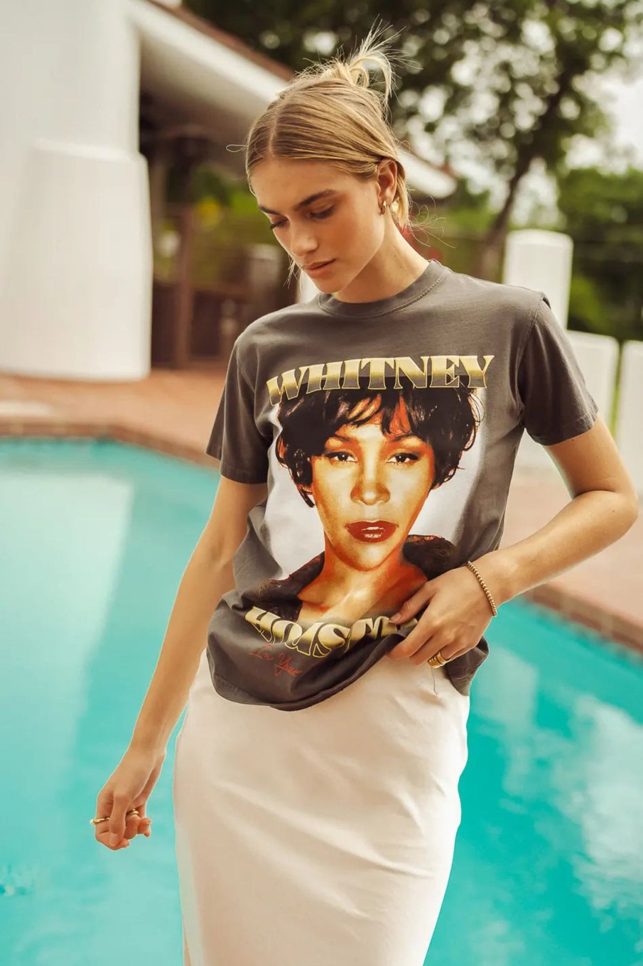 Clothing böhme | Whitney Houston Graphic Tee Black