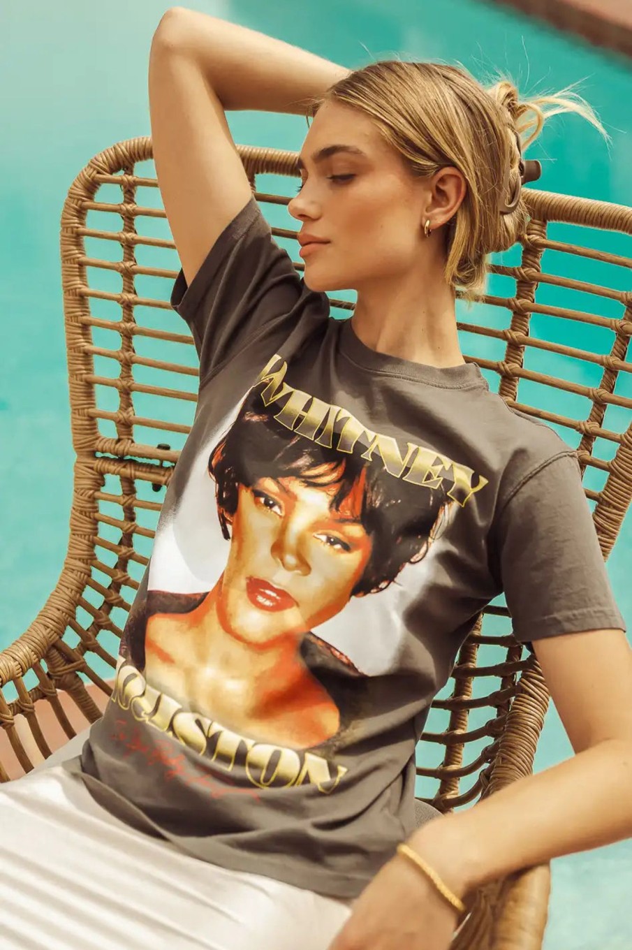 Clothing böhme | Whitney Houston Graphic Tee Black