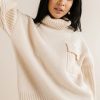 Clothing böhme | Lilah Turtleneck Sweater Cream