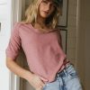 Clothing böhme | Lena T-Shirt In Rose