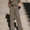 Clothing böhme | Max Striped Pants Black