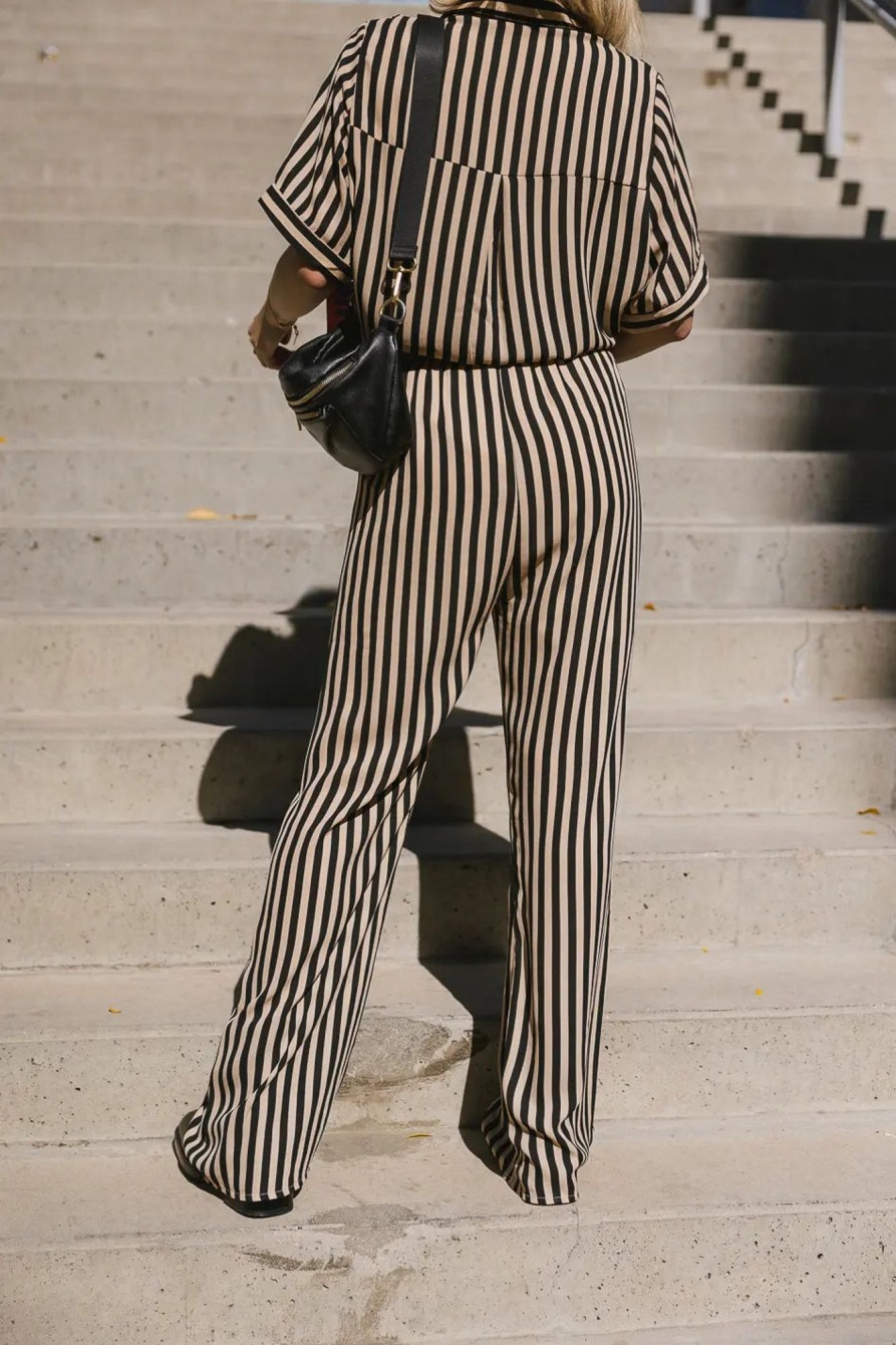 Clothing böhme | Max Striped Pants Black