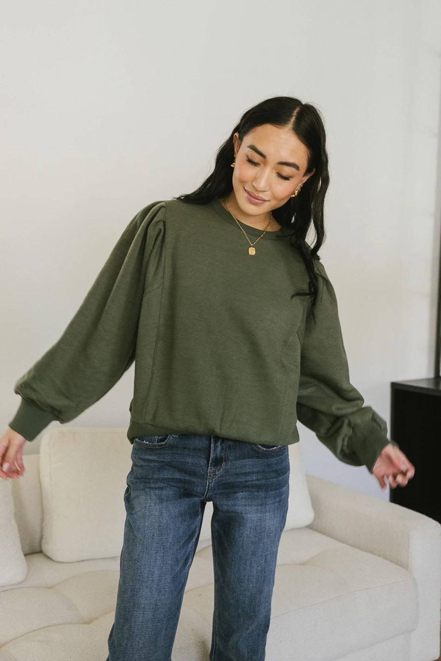 Clothing böhme | Amalia Sweatshirt In Olive