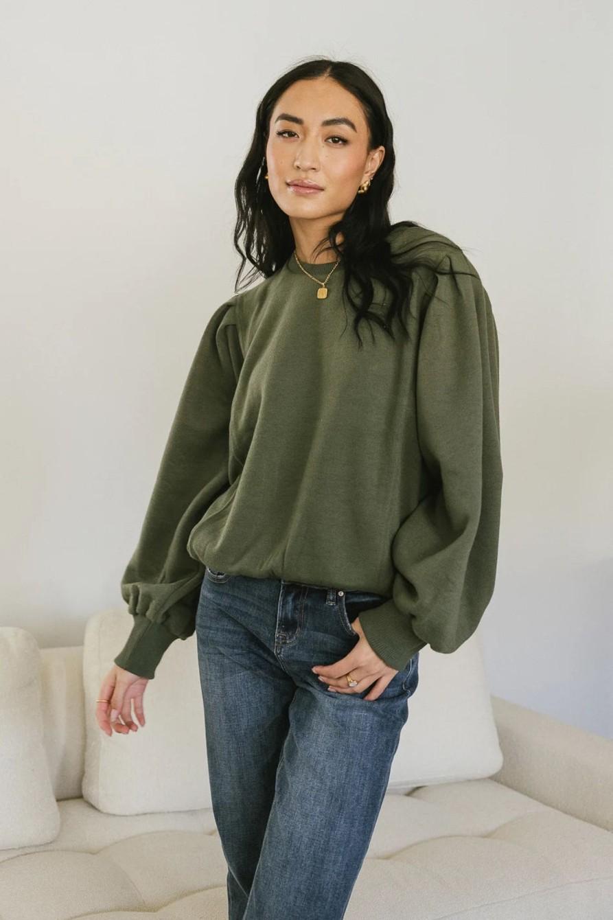 Clothing böhme | Amalia Sweatshirt In Olive