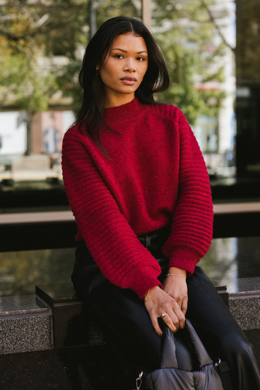 Clothing böhme | Lloyd Cozy Sweater In Red