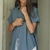 Clothing böhme | Caitlyn Button Up In Teal