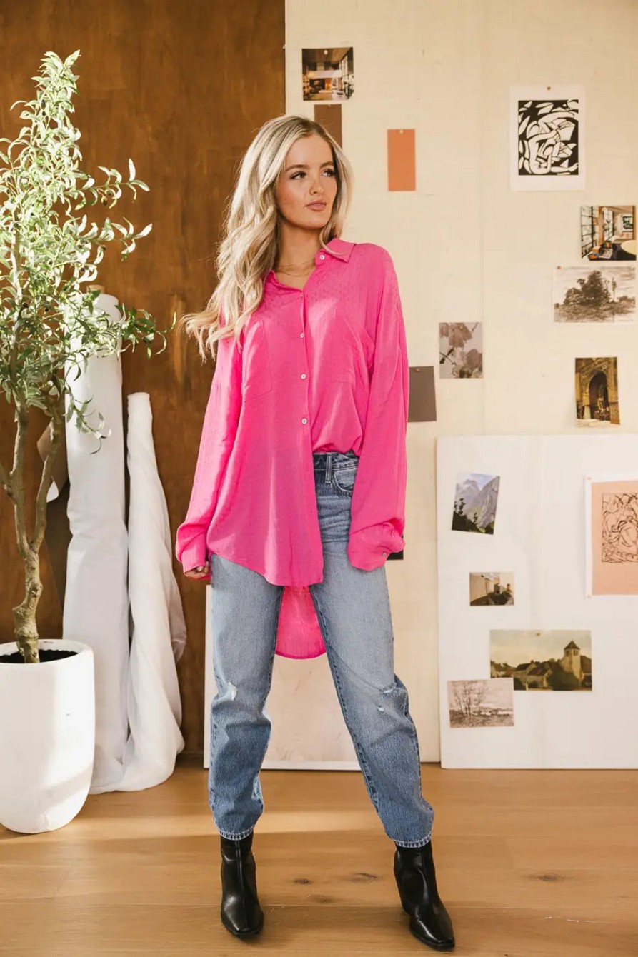 Clothing böhme | Lillian Button Up In Pink