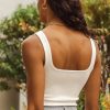 Clothing böhme | Melody Ribbed Bodysuit In White