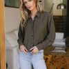 Clothing böhme | Joelle Button Up In Olive