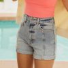 Clothing böhme | Kaylee Denim Shorts Light Wash