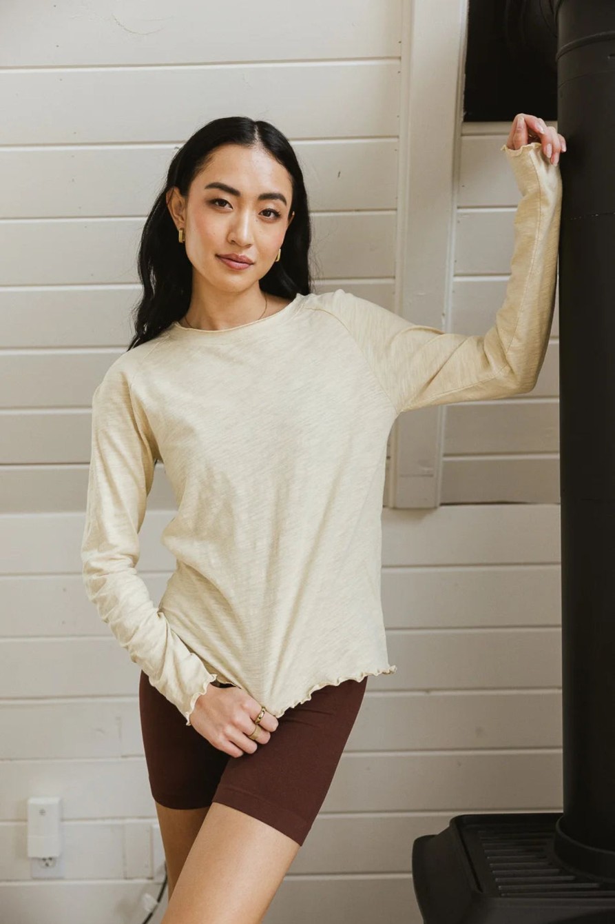 Clothing böhme | Kaylani Knit Top In Oatmeal