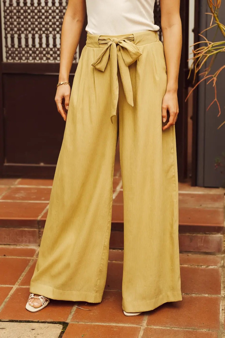 Clothing böhme | Brecken Wide Leg Pants In Green