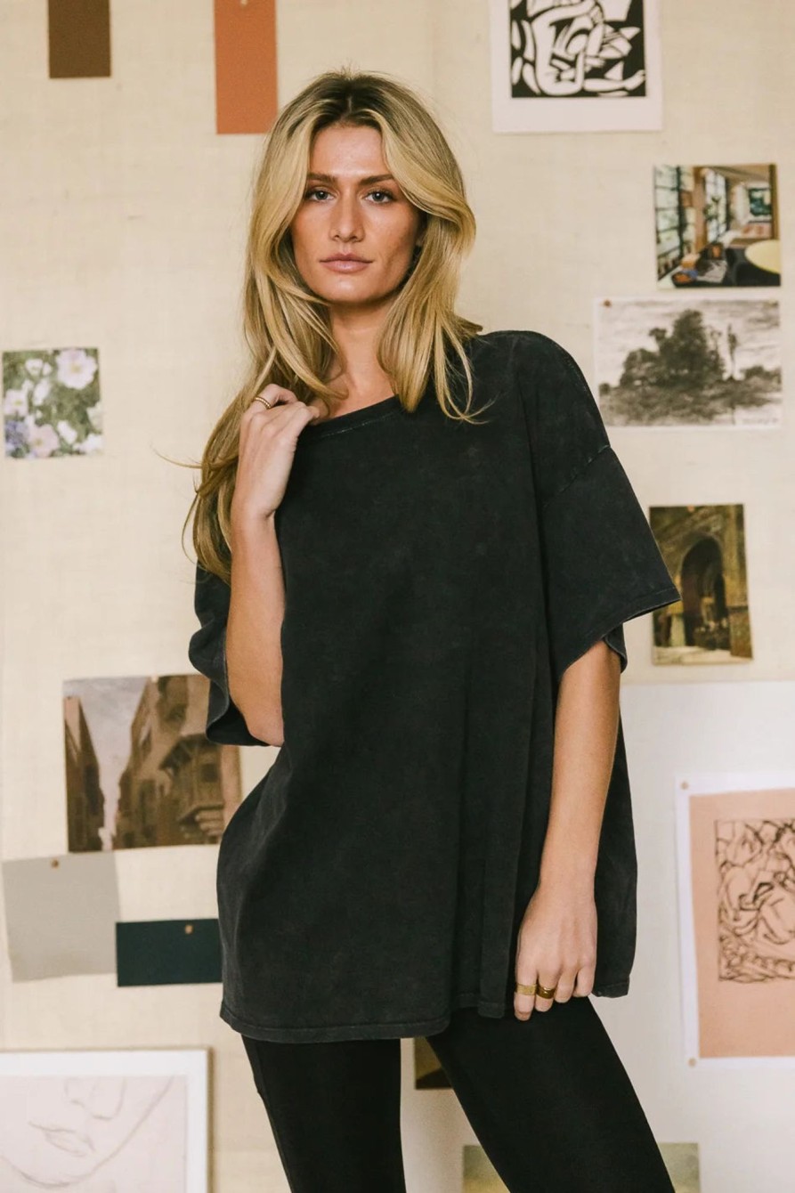 Clothing böhme | Lily Oversized T-Shirt In Black