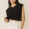 Clothing böhme | Sunny Open Side Top In Black