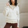 Clothing böhme | Alyssa Half Zip In Bone