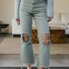 Clothing böhme | Charlie Distressed Jeans In Olive