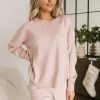 Clothing böhme | Myla Ribbed Sweater In Pink