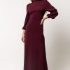 Clothing böhme | Demi Cut Out Dress In Burgundy