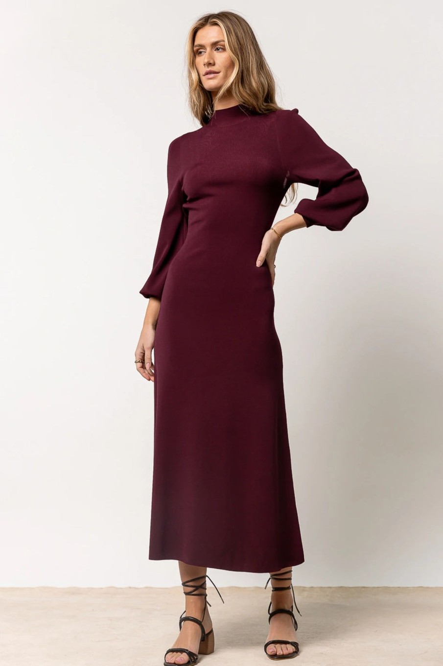 Clothing böhme | Demi Cut Out Dress In Burgundy