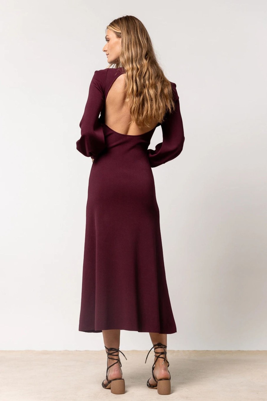 Clothing böhme | Demi Cut Out Dress In Burgundy