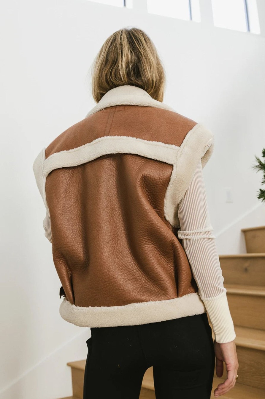 Clothing böhme | Blanknyc Off To The Races Vest In Cognac