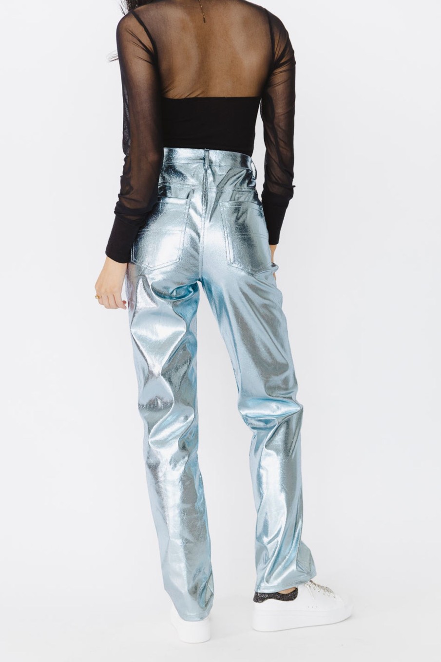 Clothing böhme | Monica Metallic Pants In Blue