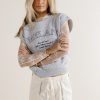 Clothing böhme | Milan Muscle Sweater Top Grey