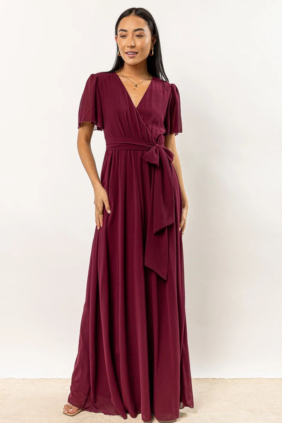 Clothing böhme | Josie Maxi Dress In Burgundy