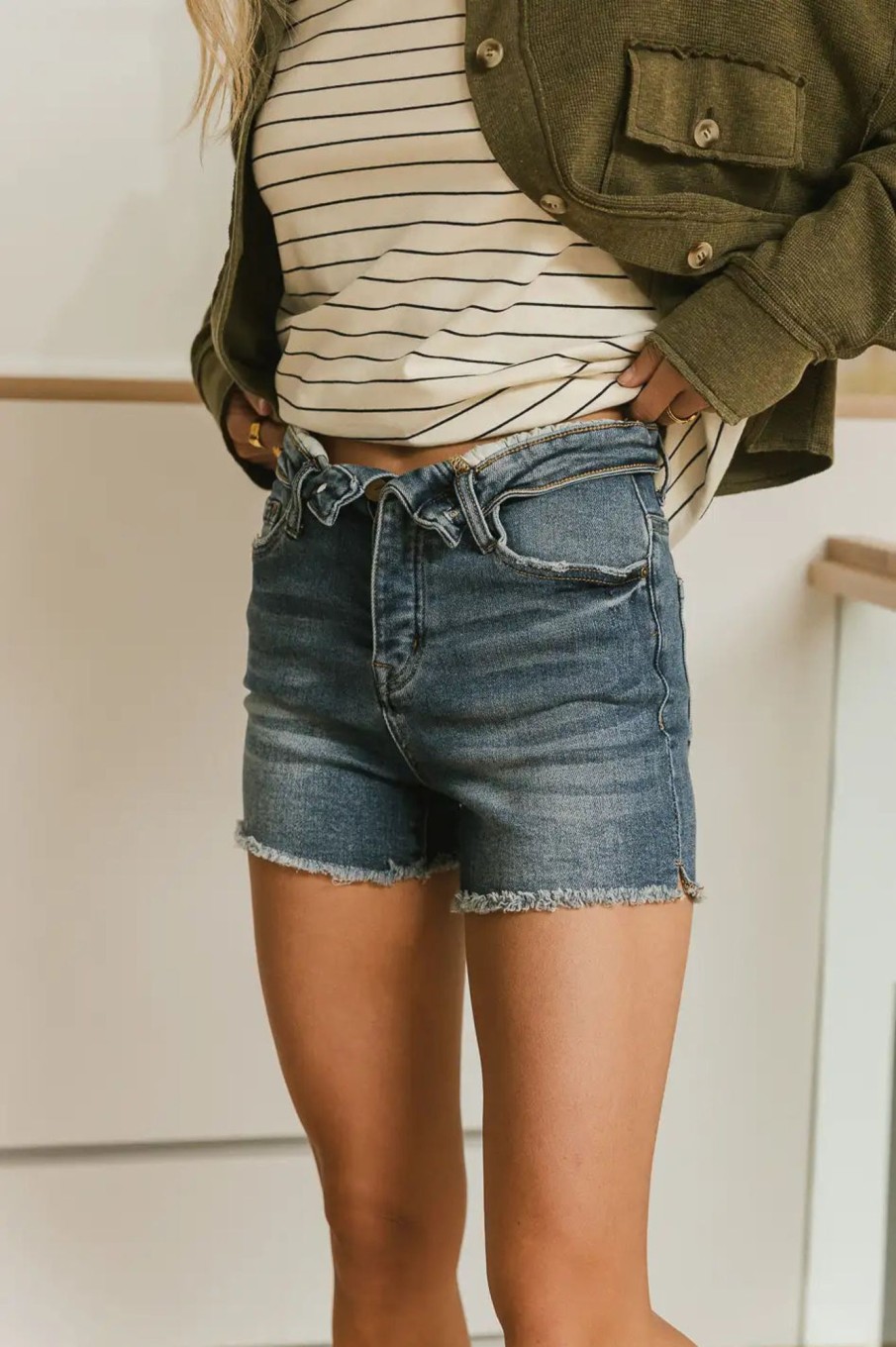 Clothing böhme | Mika Denim Shorts Medium Wash