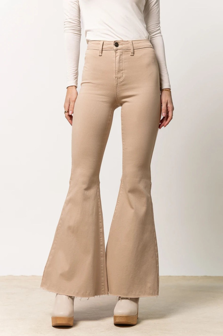 Clothing böhme | Dana Flare Denim In Tan