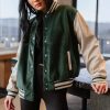 Clothing böhme | Call The Shots Varsity Jacket In Green