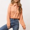 Clothing böhme | Loren Button Up In Coral