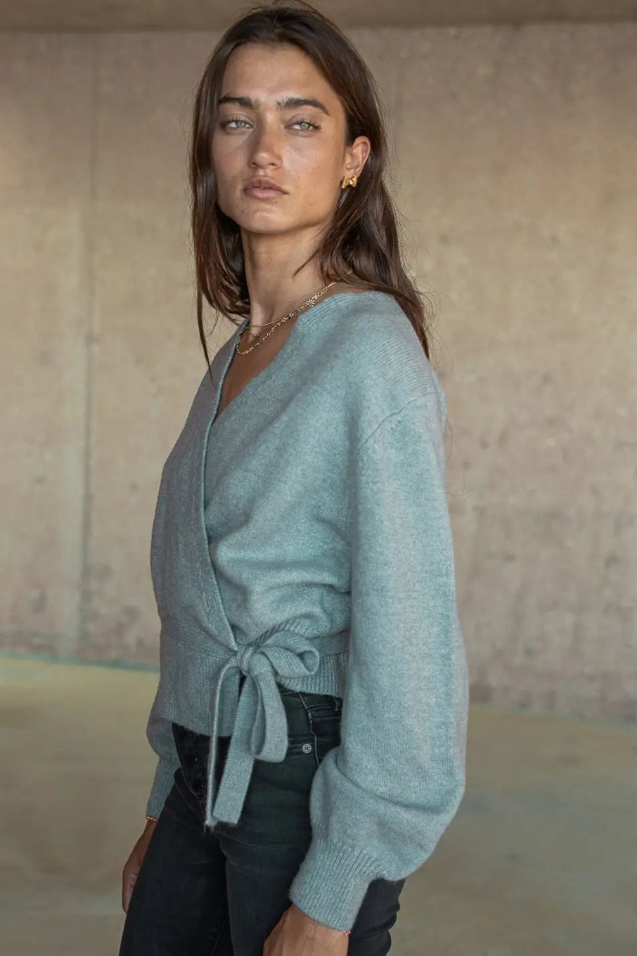 Clothing böhme | Addie Wrap Cardigan In Sage