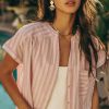 Clothing böhme | Livia Striped Button Up In Pink