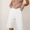 Clothing böhme | Bohme Blaire Bermuda Shorts In White