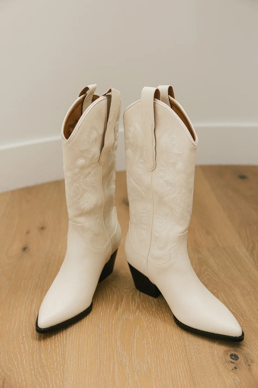 Accessories böhme | Amaya Cowgirl Boots In White