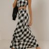 Clothing böhme | Jasmine Plaid Skirt Black