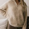 Clothing böhme | Nova Cozy Zip Up Taupe