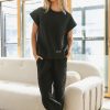 Clothing böhme | Elora Quilted Joggers In Black