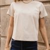 Clothing böhme | Mason Crewneck T-Shirt In Taupe