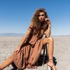 Clothing böhme | Amanda Tiered Dress In Camel