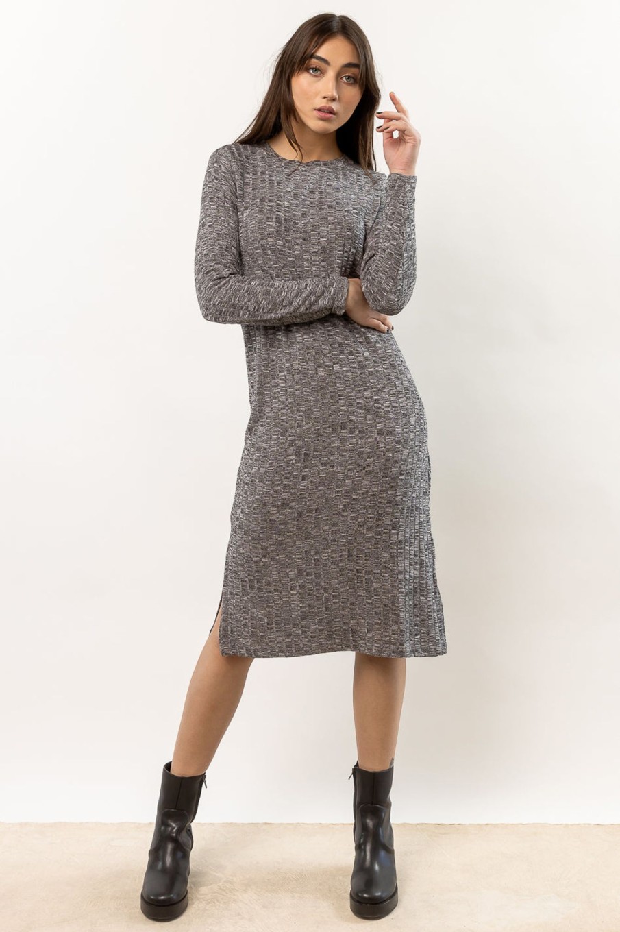 Clothing böhme | Vero Moda Reef Midi Dress In Charcoal