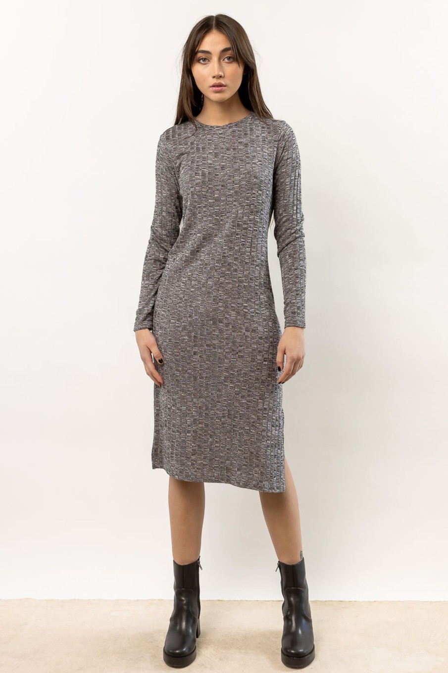 Clothing böhme | Vero Moda Reef Midi Dress In Charcoal