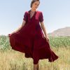 Clothing böhme | Amanda Tiered Dress In Final Sale Berry