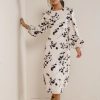 Clothing böhme | Hadlee Floral Dress Cream