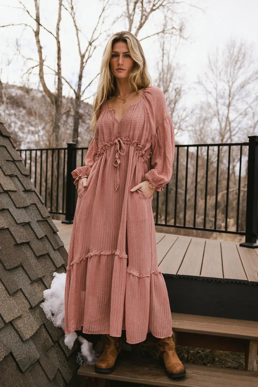 Clothing böhme | Jayla Midi Dress Rose