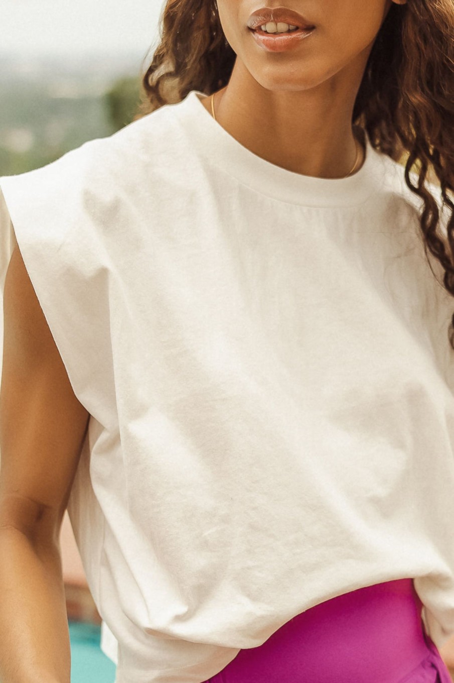 Clothing böhme | Wyatt Muscle Tee White