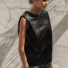 Clothing böhme | Mattias Vegan Leather Top In Black