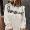 Clothing böhme | Kelly Embroidered Blouse White