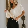 Clothing böhme | Demi Oversized Top In Cream